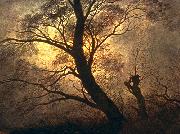 Caspar David Friedrich, Trees in the moonlight